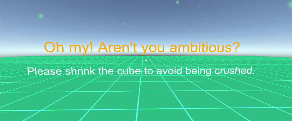 Big Cube Warning